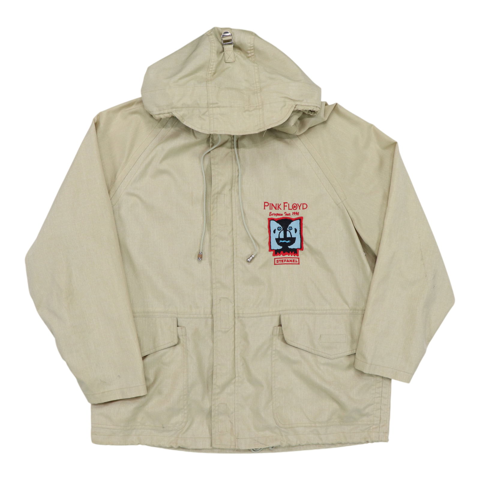 Vintage 1994 Division Bell Tour Crew Stefanel Jacket Pink Floyd: Vintage 1994 Division Bell Tour Crew Stefanel Jacket Pink Floyd This is an original vintage 1994 Pink Floyd Division Bell Crew Tour Stefanel jacket, not a modern reproduction. The jacket features fron