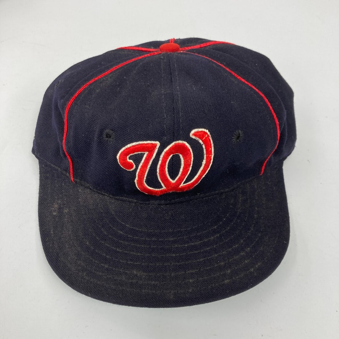 1960's Washington Senators Game Used Baseball Cap Vintage Hat: 1960's Washington Senators Game Used Baseball Cap Vintage Hat This vintage 1960's Washington Senators baseball cap is a rare piece of memorabilia that was used in a game. It showcases the rich history