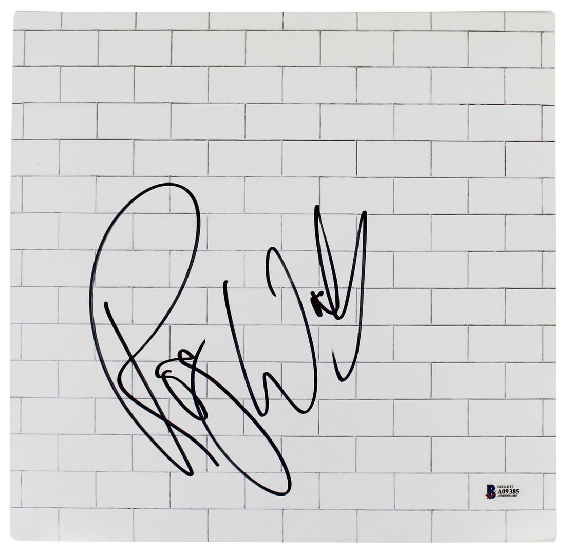 Roger Waters Signed Pink Floyd The Wall Album Cover with Vinyl Beckett Authenticated (1 of 6)