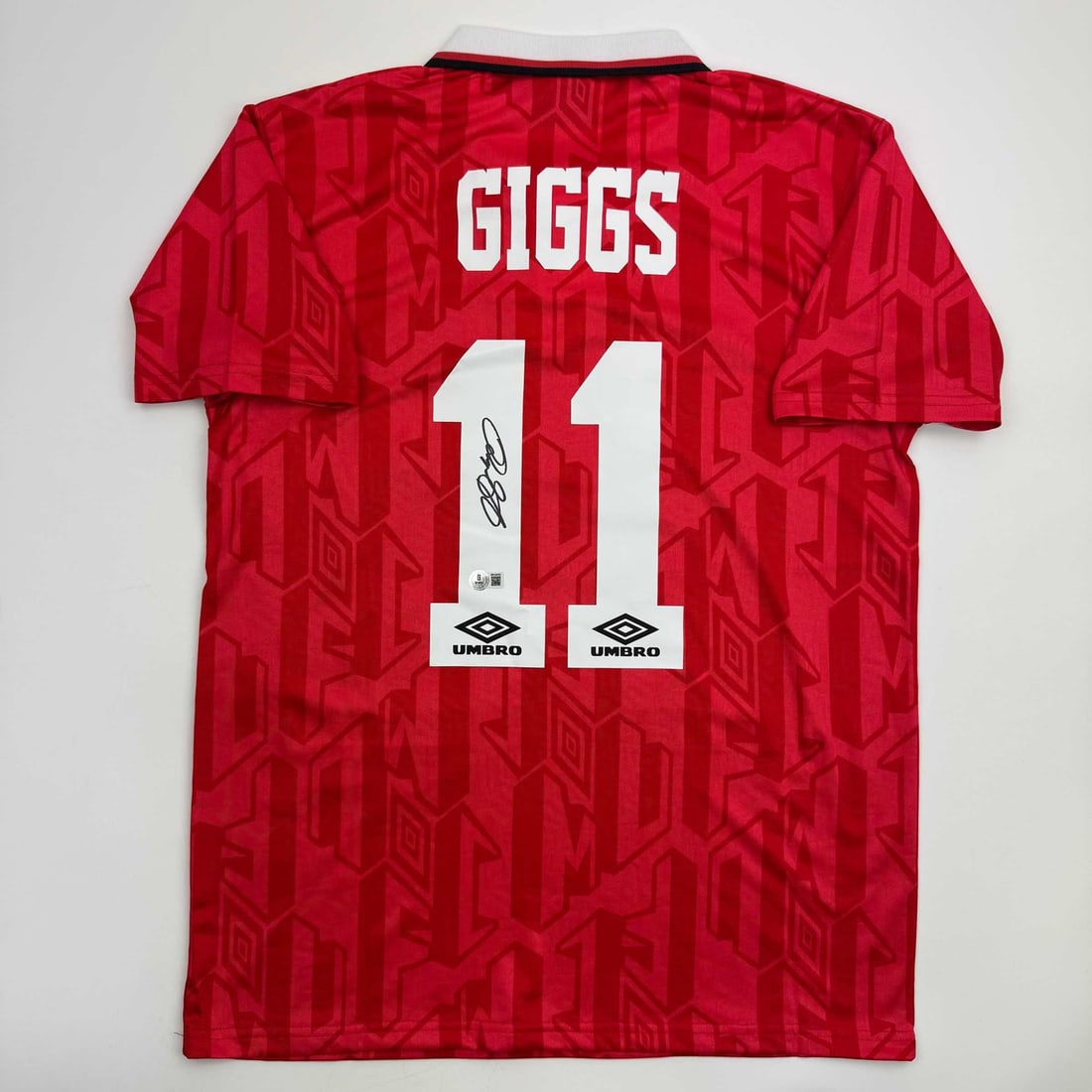 Ryan Giggs Signed Manchester United Custom Jersey Beckett BAS COA (1 of 4)
