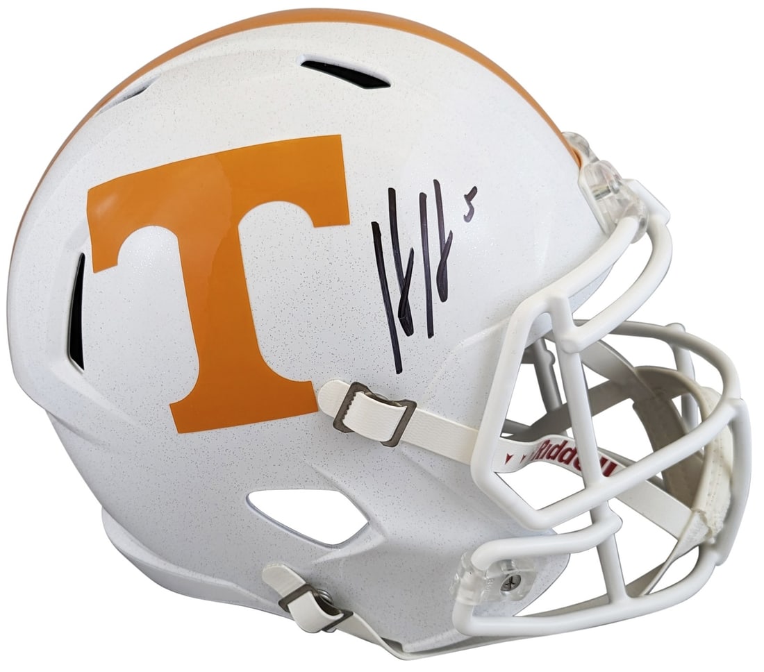 Hendon Hooker Signed Tennessee Volunteers Full Size Speed Helmet BAS Authentication (1 of 3)