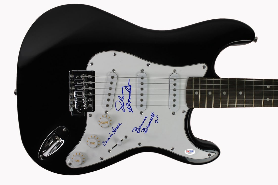 Delaney & Bonnie Bramlett Signed Guitar Comin' Home PSA/DNA Authentic: Delaney & Bonnie Bramlett Signed Guitar Comin' Home PSA/DNA Authentic This authentic signed guitar features the iconic inscription "Comin' Home" and has been personally signed by the legendary duo Del