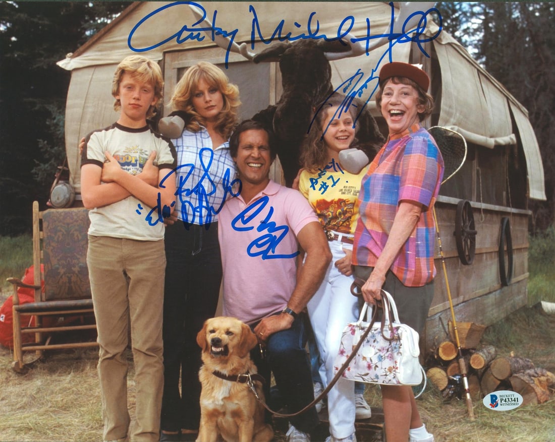 National Lampoon's Vacation Signed 11x14 Photo by Chase D'Angelo Hall Barron BAS Authenticated: National Lampoon's Vacation Signed 11x14 Photo by Chase D'Angelo Hall Barron BAS Authenticated Capture the nostalgia of National Lampoon's Vacation with this autographed 11x14 photograph featuring ico