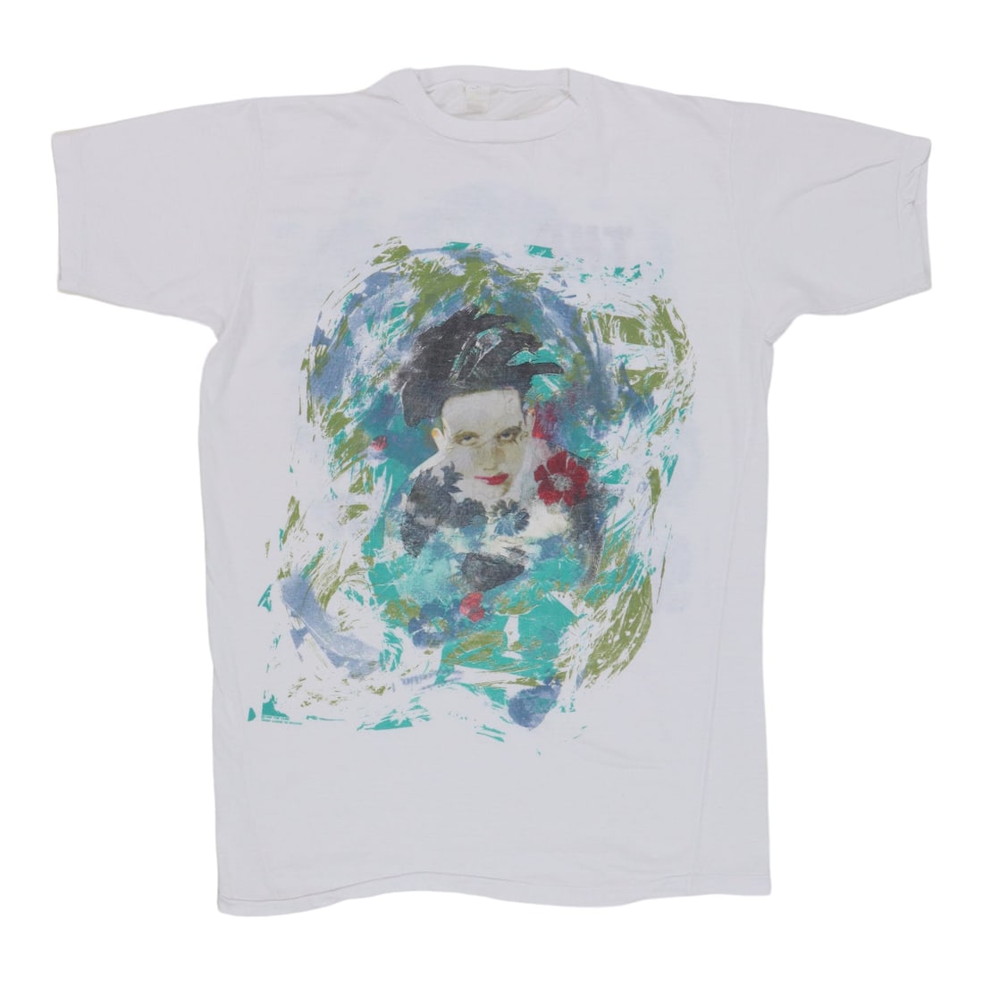 Original 1989 The Cure Prayer Tour White Cotton Concert Shirt XXXL: Original 1989 The Cure Prayer Tour White Cotton Concert Shirt XXXL This is an original vintage 1989 The Cure The Prayer Tour shirt, featuring front and back graphics. The shirt is constructed from 100