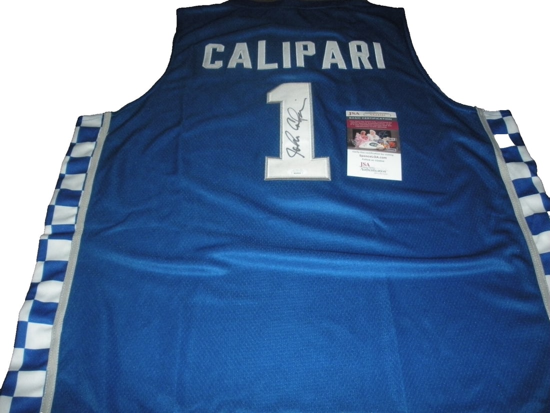 John Calipari Signed Kentucky Wildcats Nike Jersey with JSA/COA: John Calipari Signed Kentucky Wildcats Nike Jersey with JSA/COA Showcase your support for the Kentucky Wildcats with this officially licensed Nike jersey, personally signed by renowned coach John