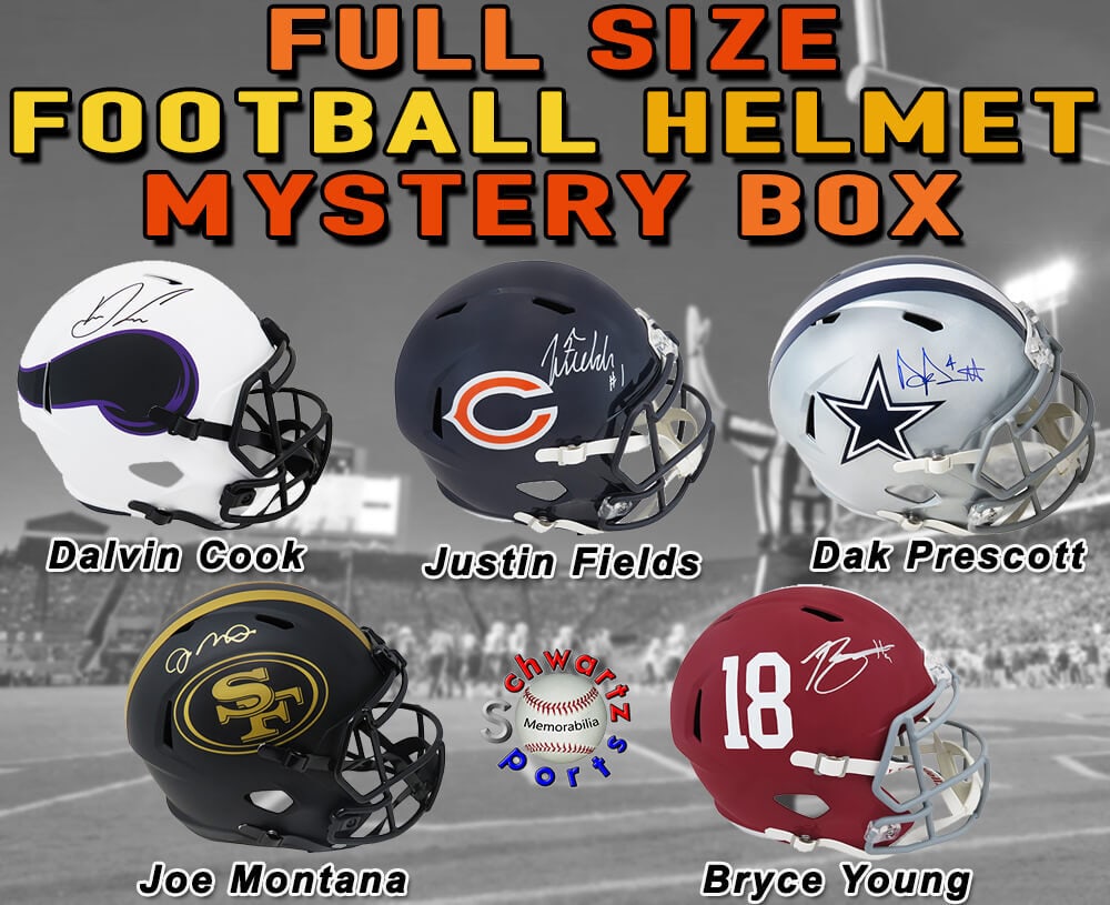 Signed Mystery Full-Size Helmet Series 27 LE/50 with COA: Signed Mystery Full-Size Helmet Series 27 LE/50 with COA Discover the excitement of the Football Star Signed Mystery Full Size Helmet - Series 27, a unique collectible for football enthusiasts. This m