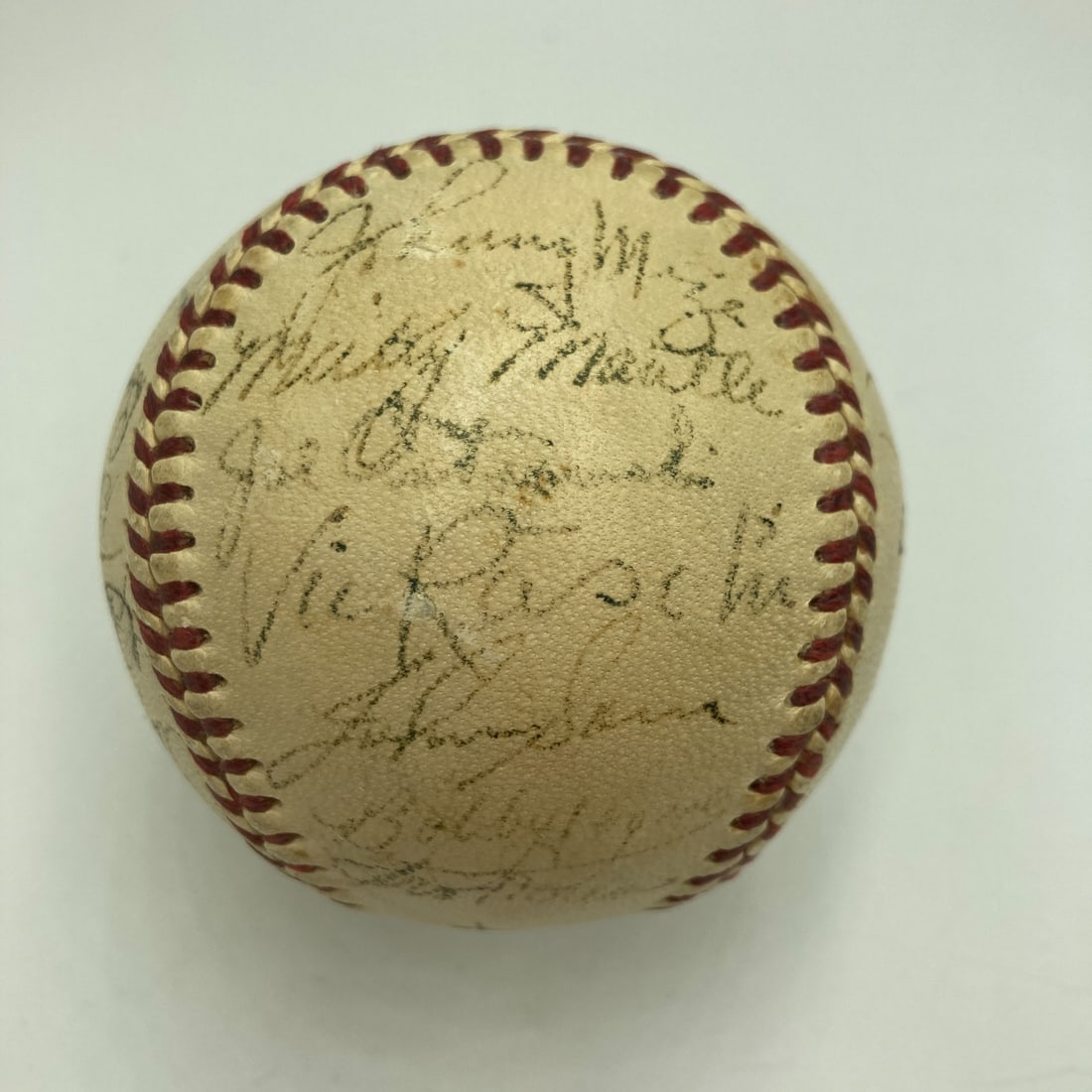 1951 Yankees Signed Baseball Team Autographed by Mickey Mantle JSA COA (1 of 11)