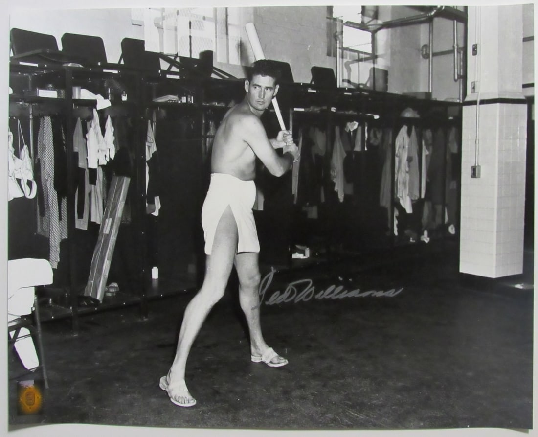 16x20 Photograph Signed by Ted Williams with PSA/DNA Authentication: 16x20 Photograph Signed by Ted Williams with PSA/DNA Authentication This is an original 16x20 photograph signed by Hall of Famer Ted Williams of the Boston Red Sox. The autograph has been authenticate