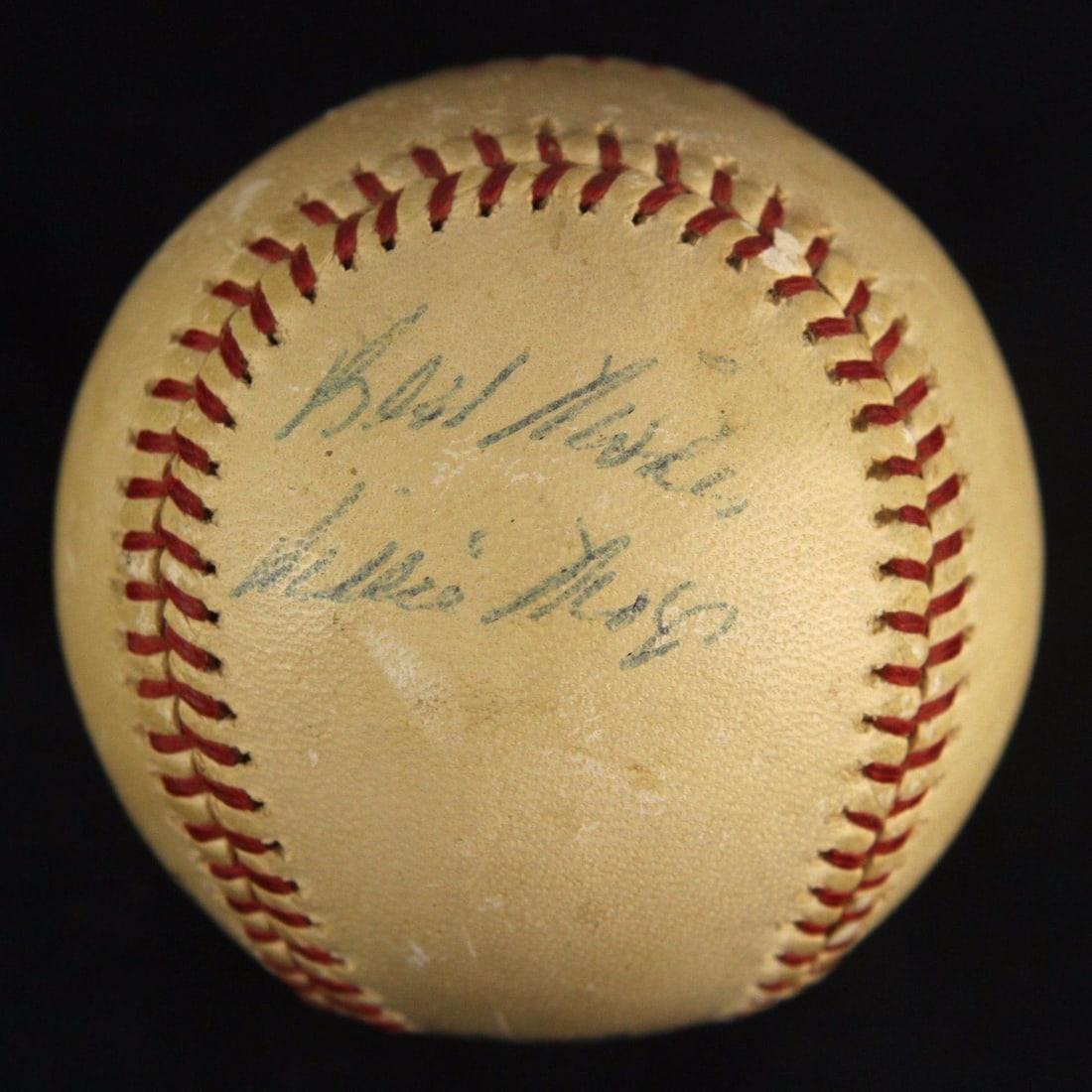 1950s Willie Mays Signed Game Used NL Baseball JSA COA (1 of 9)