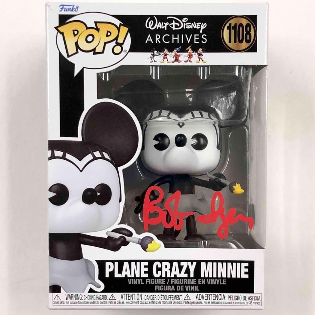 Beckett Authenticated Bob Iger Signed Minnie Mouse Funko Pop Collectible: Beckett Authenticated Bob Iger Signed Minnie Mouse Funko Pop Collectible This collectible Minnie Mouse Funko Pop features the autograph of Disney CEO Bob Iger. The item is authenticated by Beckett and