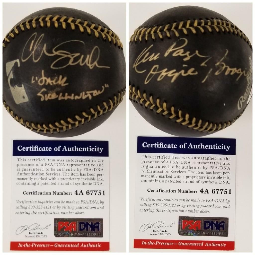 Disney Nightmare Before Christmas Signed Baseball PSA Authenticated: Disney Nightmare Before Christmas Signed Baseball PSA Authenticated Celebrate the enchanting world of Disney's "Nightmare Before Christmas" with this signed baseball featuring the iconic characters Sk