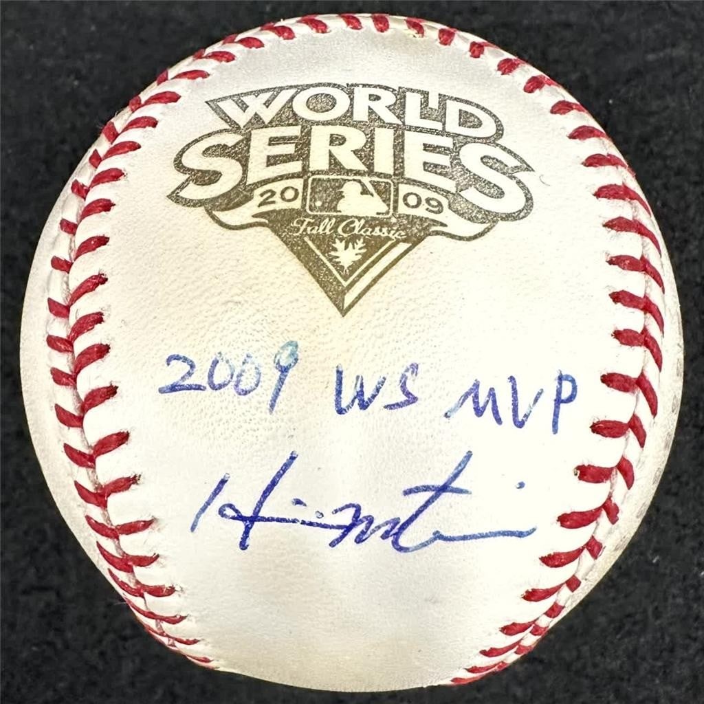 Hideki Matsui 2009 World Series MVP Signed Baseball With MLB Authentication (1 of 5)