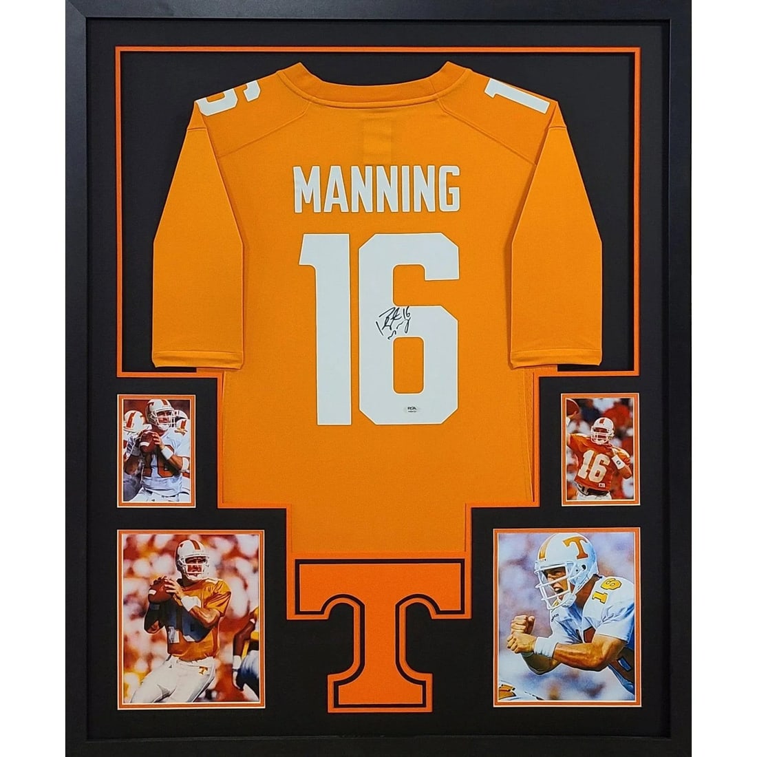 Peyton Manning Signed Framed Jersey PSA/DNA Authentic Tennessee (1 of 3)