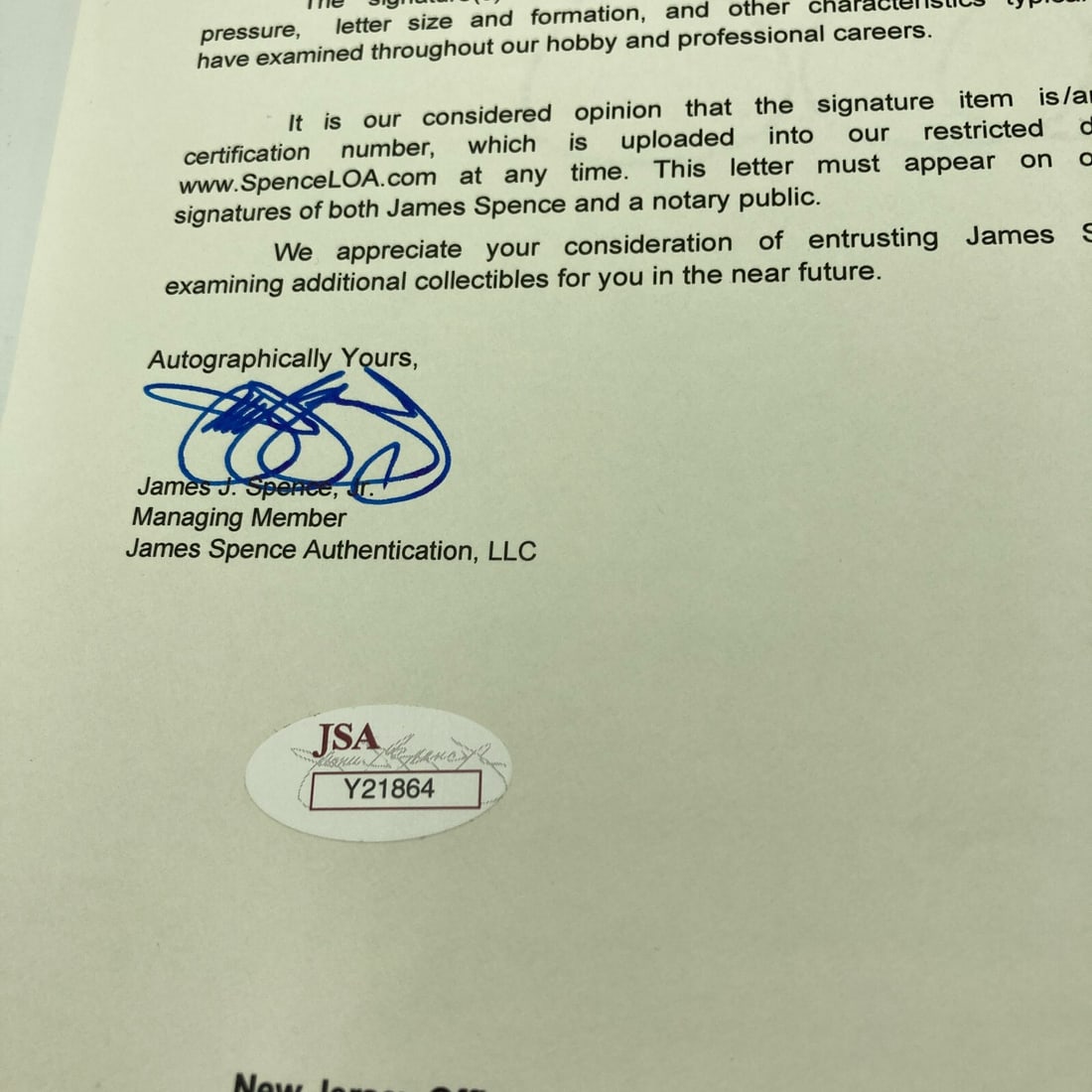 Roberto Clemente Single Signed Baseball PSA DNA JSA Authenticated - 6