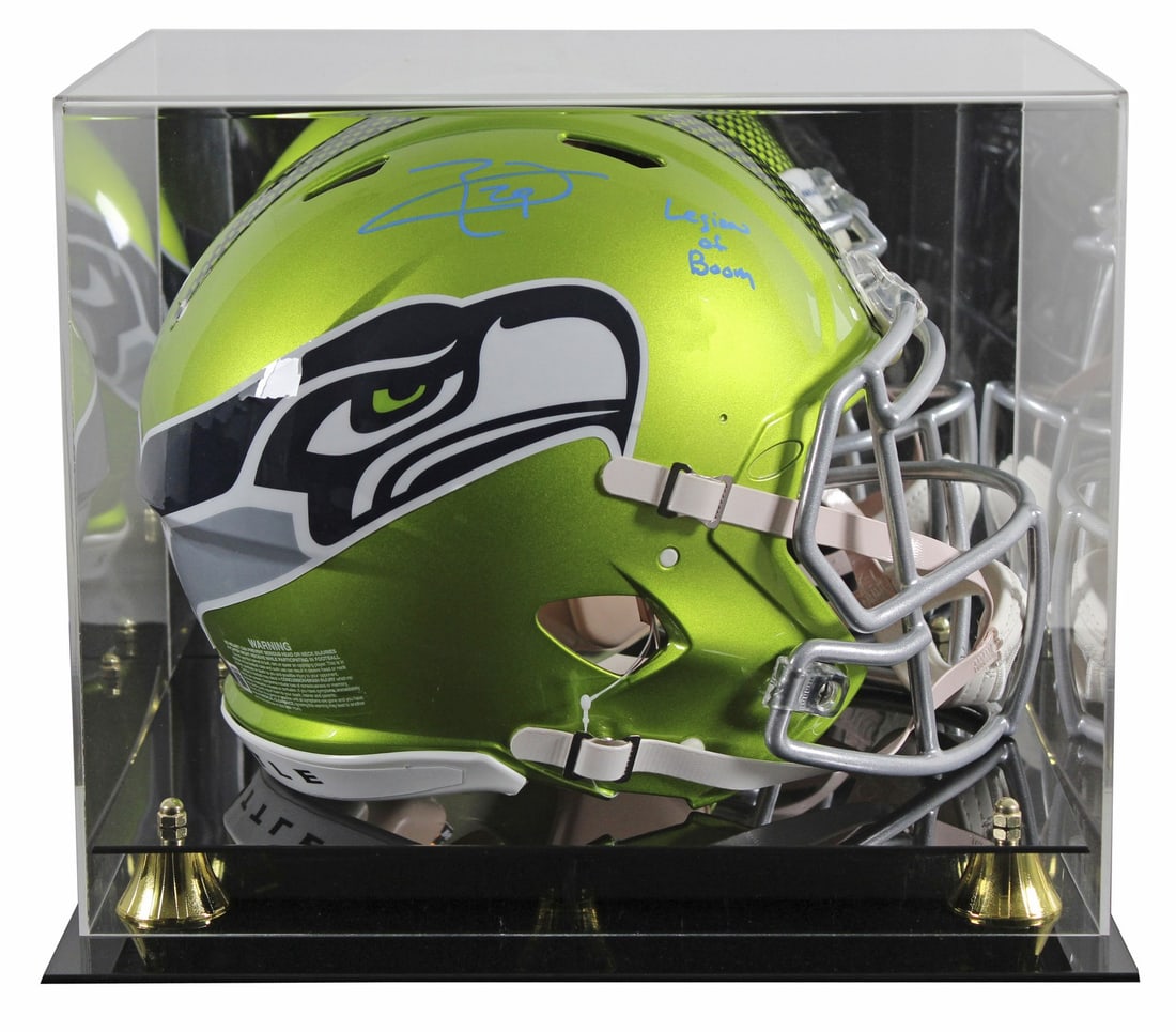 Earl Thomas Signed Flash Helmet with Legion of Boom Inscription BAS Authenticated (1 of 4)