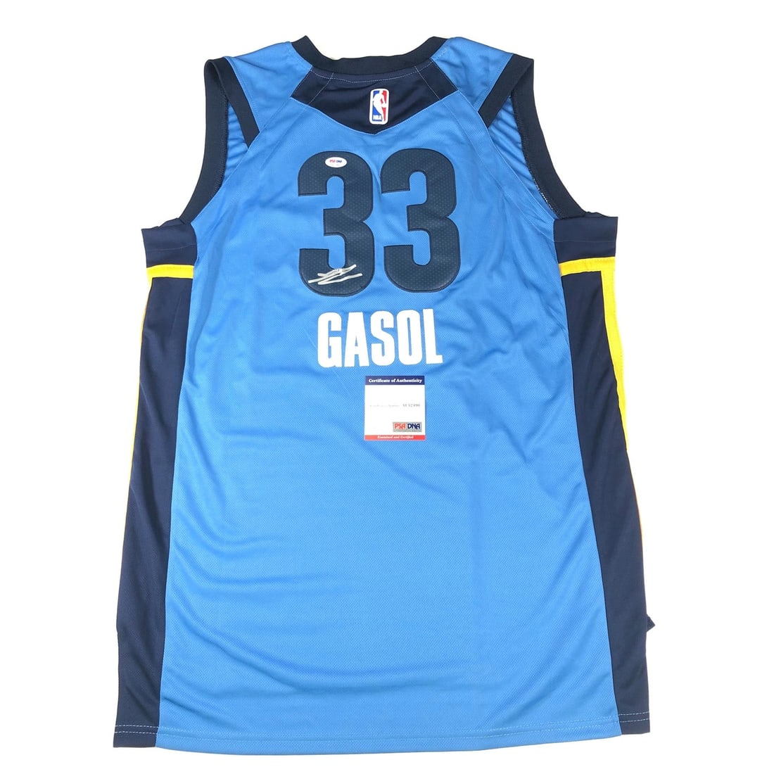 Marc Gasol Autographed Jersey PSA/DNA Memphis Grizzlies Basketball Memorabilia: Marc Gasol Autographed Jersey PSA/DNA Memphis Grizzlies Basketball Memorabilia This authentic, stitched jersey features the autograph of Marc Gasol, a former player for the Memphis Grizzlies and a 201