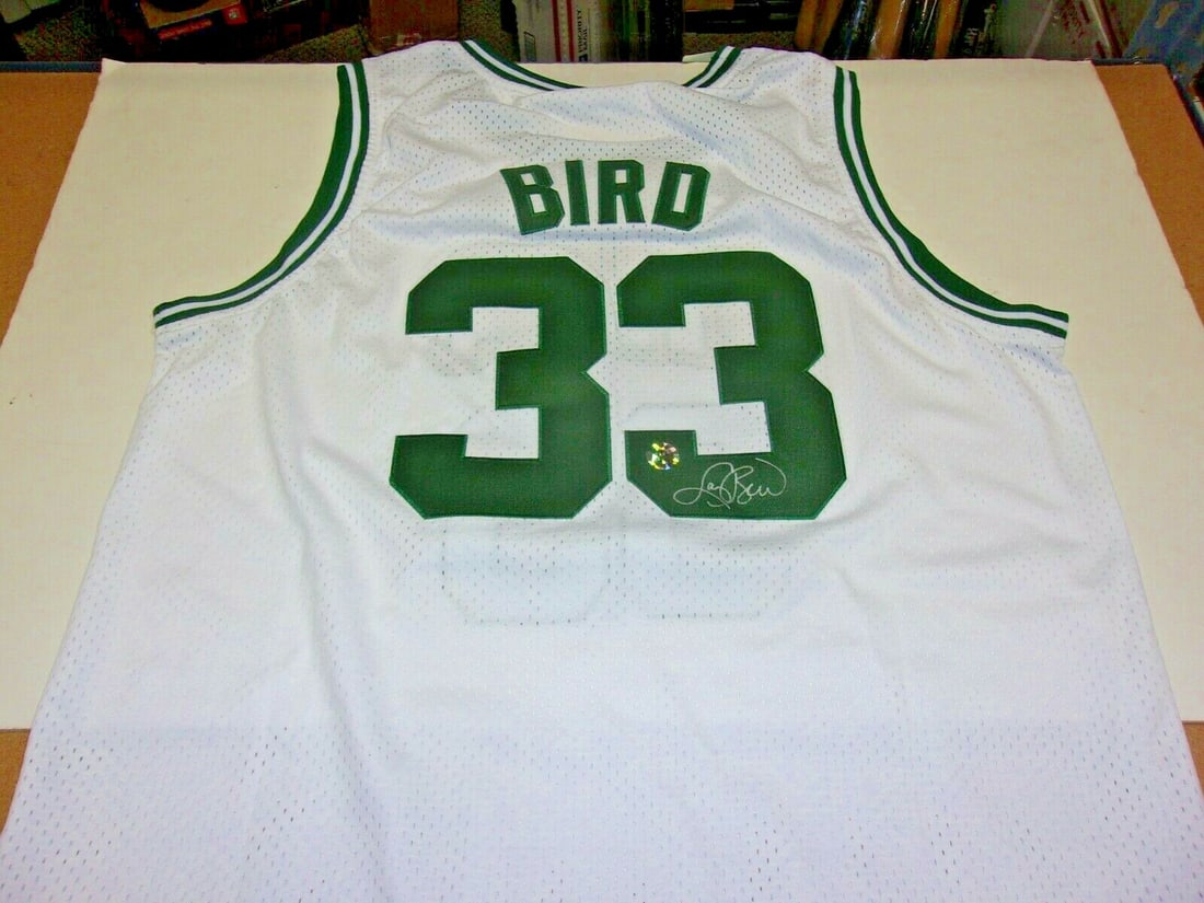 Larry Bird Signed Boston Celtics Adidas Jersey HOF Collectible (1 of 3)