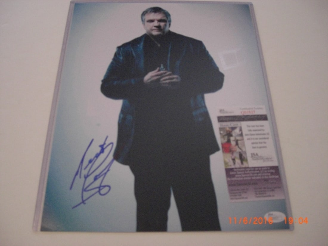 Signed 11x14 Meatloaf Photo with JSA COA Rocky Horror Picture Show: Signed 11x14 Meatloaf Photo with JSA COA Rocky Horror Picture Show This is an original 11x14 photograph signed by Meatloaf, the famous singer known for his role in The Rocky Horror Picture Show. The p