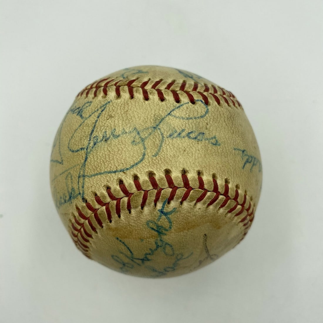 1961 Ohio State Buckeyes Signed Baseball JSA Authenticated Bob Knight John Havlicek 14 Signatures (1 of 12)