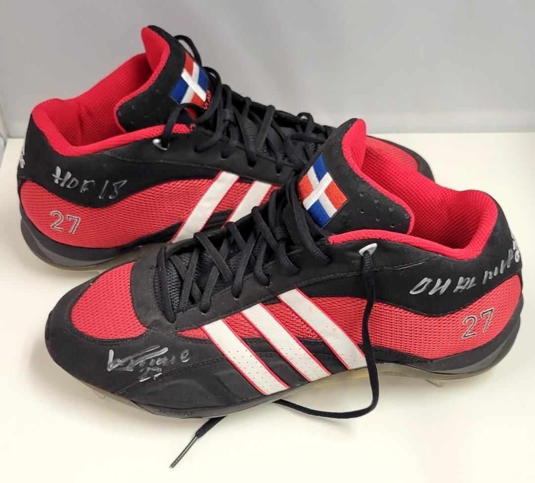 Vladimir Guerrero Signed Custom Cleats Angels BAS Certified: Vladimir Guerrero Signed Custom Cleats Angels BAS Certified These custom cleats, signed by baseball legend Vladimir Guerrero, are a must-have for any fan of the Los Angeles Angels. Authenticated by Be