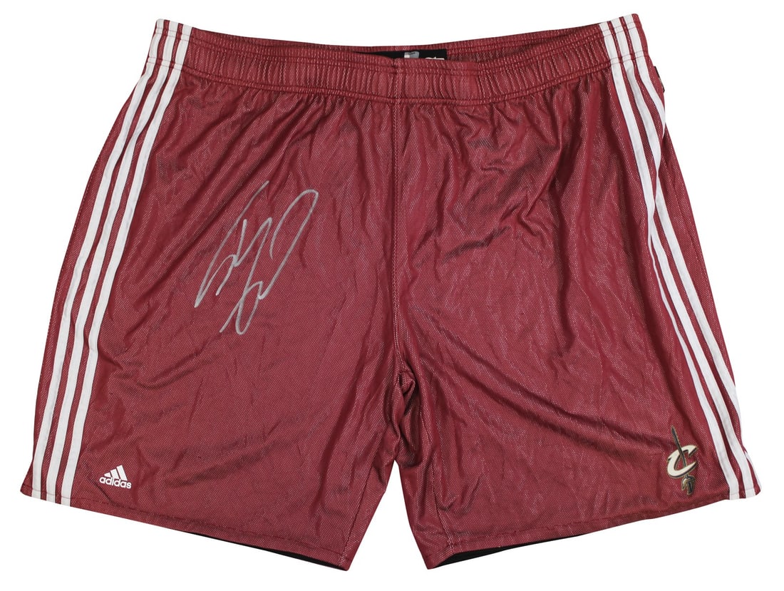 Shaquille O'Neal Signed Red Adidas Practice Shorts BAS Authenticated: Shaquille O'Neal Signed Red Adidas Practice Shorts BAS Authenticated Own a piece of basketball history with these signed red Adidas practice shorts, personally autographed by NBA legend Shaquille O'Ne
