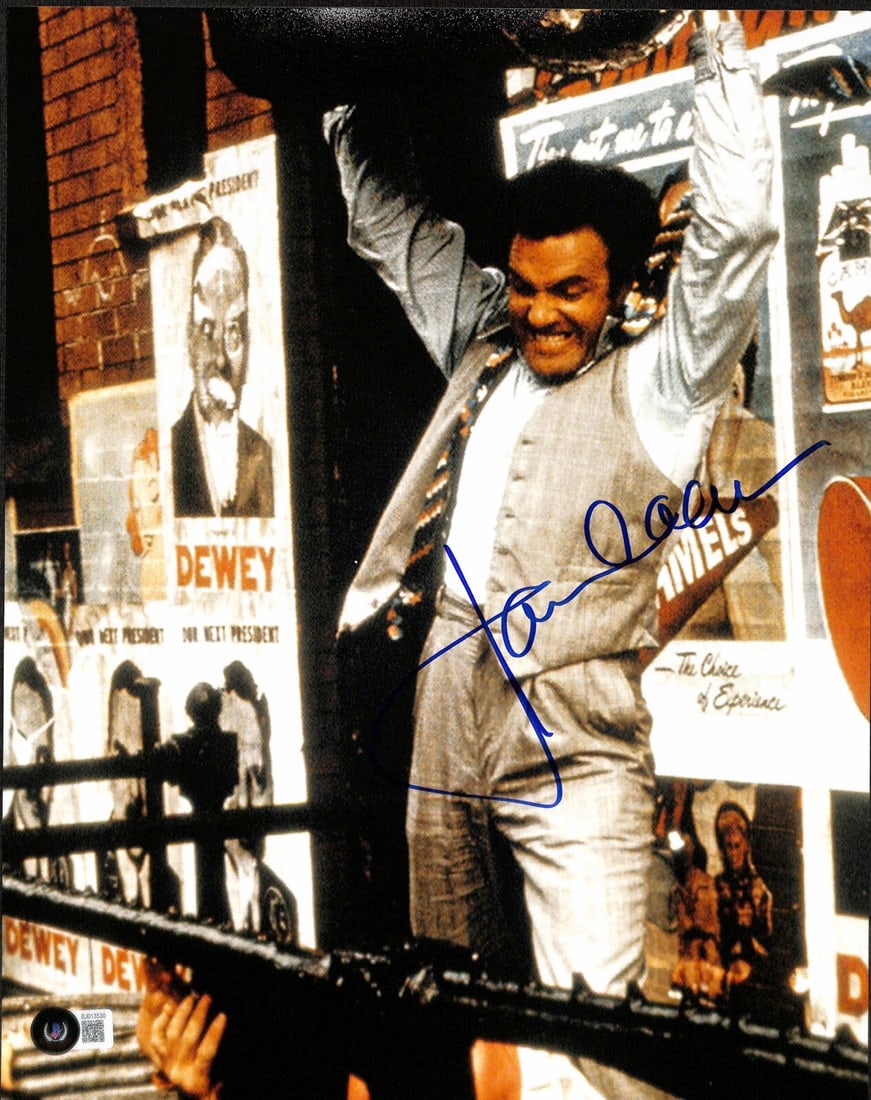 11x14 Photo Signed by James Caan as Sonny Corleone with Beckett Authentication: 11x14 Photo Signed by James Caan as Sonny Corleone with Beckett Authentication This 11x14 color photograph features James Caan as Sonny Corleone from the movie The Godfather. The photo is hand-signed