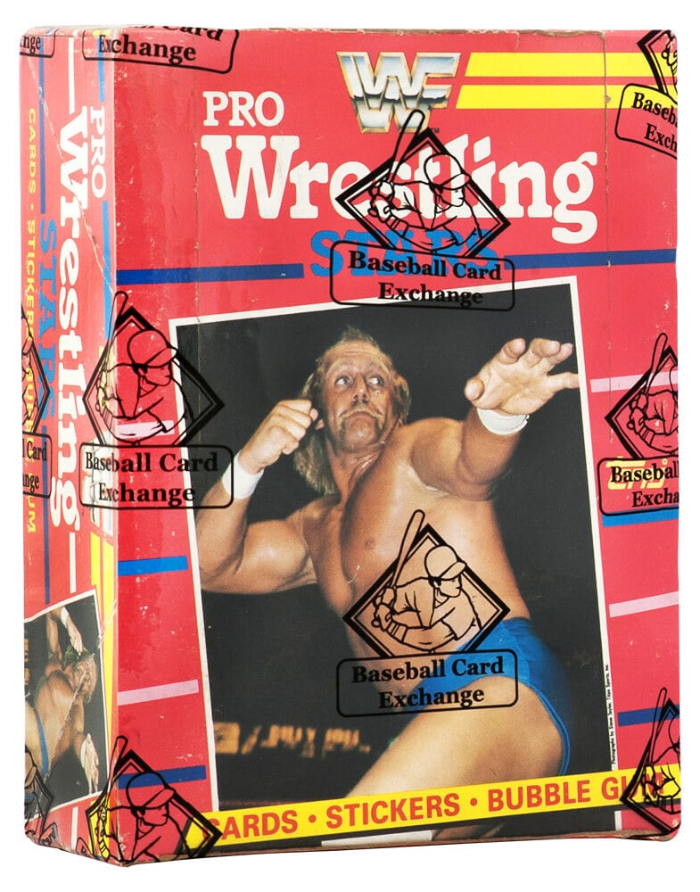 1985 Topps WWF Pro Wrestling Stars BBCE Sealed Box 36 Packs: 1985 Topps WWF Pro Wrestling Stars BBCE Sealed Box 36 Packs Discover a sealed treasure of wrestling history with this unopened 1985 Topps WWF Pro Wrestling Stars trading cards box. This professionally