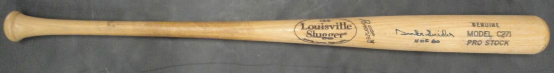 Hand Signed Duke Snider Bat Los Angeles Dodgers Game Model (1 of 5)