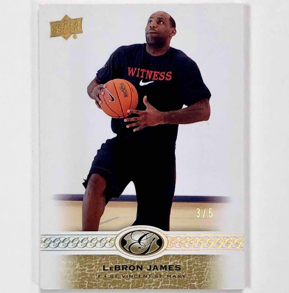 2011 Upper Deck LeBron James Gold Spectrum Card #40 /5 NBA (1 of 2)