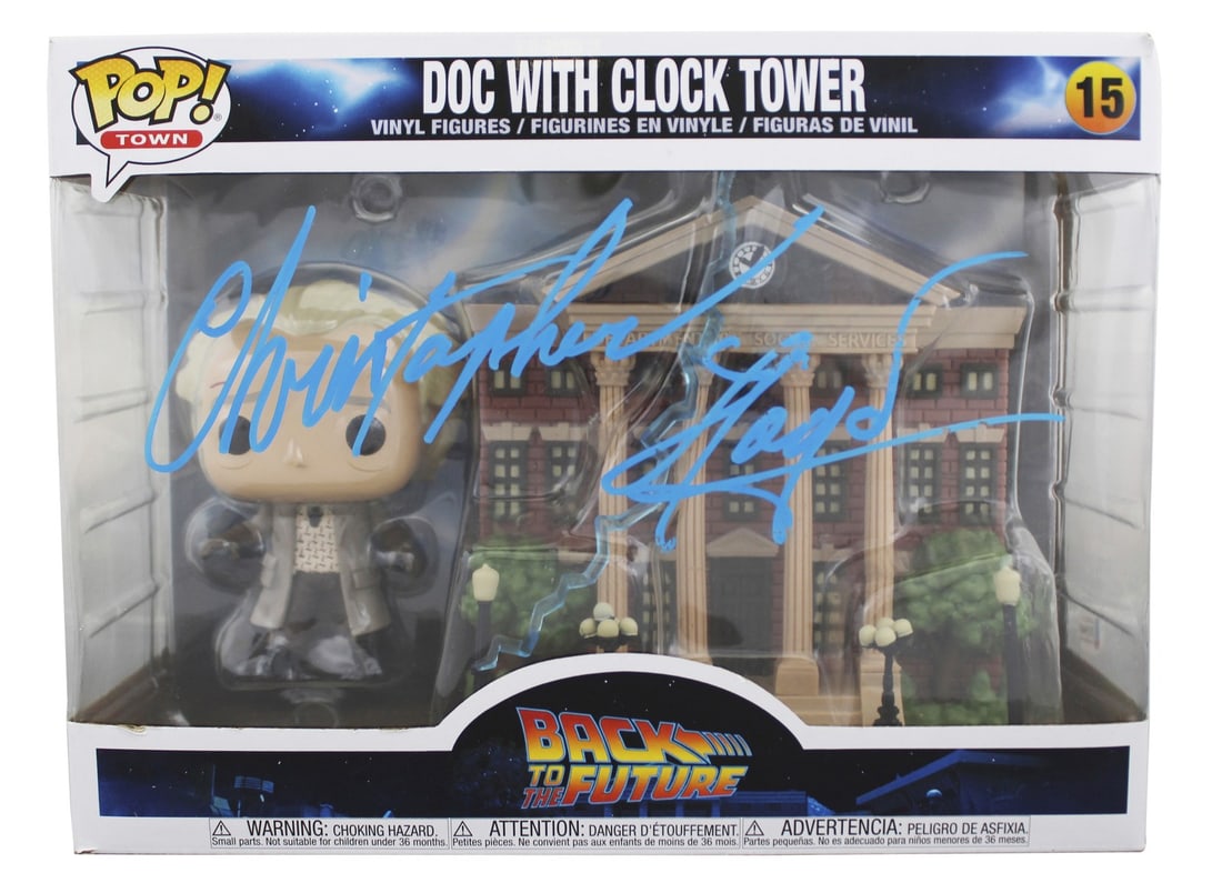 Christopher Lloyd Signed Back To The Future #15 Funko Pop BAS X15648: Christopher Lloyd Signed Back To The Future #15 Funko Pop BAS X15648 This rare Back To The Future #15 Funko Pop Vinyl Figure features the iconic character Doc Brown, personally signed by Christopher L