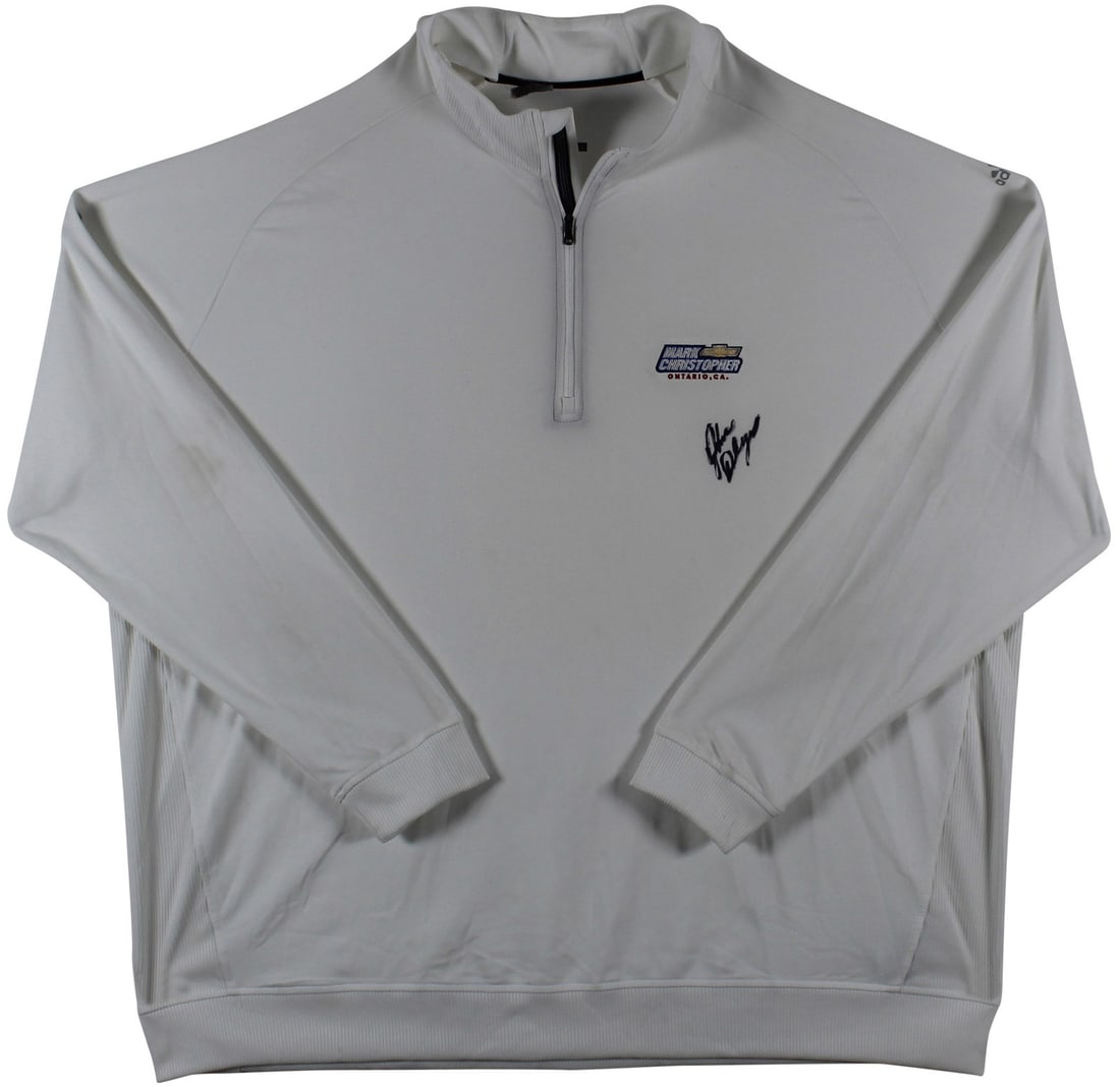 John Daly Signed Match Worn Adidas Quarter Zip Shirt BAS Authentic: John Daly Signed Match Worn Adidas Quarter Zip Shirt BAS Authentic This John Daly signed match-worn quarter zip shirt is a unique collectible for golf enthusiasts. The shirt is crafted by Adidas in cl