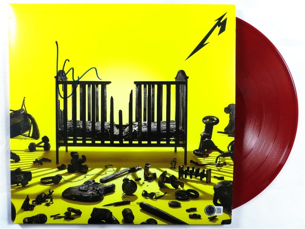 Lars Ulrich Signed Metallica 72 Seasons Album Cover Beckett Authenticated: Lars Ulrich Signed Metallica 72 Seasons Album Cover Beckett Authenticated This is an original autographed record album cover of Metallica's '72 Seasons' by Lars Ulrich, featuring his signature promine