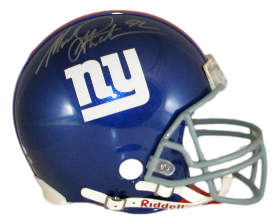 Michael Strahan Signed New York Giants Proline Helmet JSA Authenticated: Michael Strahan Signed New York Giants Proline Helmet JSA Authenticated This authentic Proline helmet is a must-have for any New York Giants fan, featuring the signature of legendary player Michael St