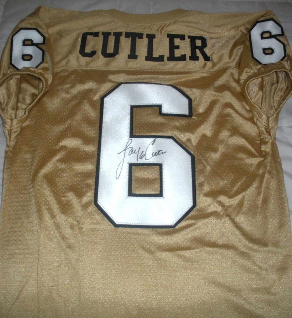 Signed Under Armour Football Jersey Jay Cutler Vanderbilt Commodores With COA: Signed Under Armour Football Jersey Jay Cutler Vanderbilt Commodores With COA This is an officially licensed Under Armour jersey featuring a signature from Jay Cutler of the Vanderbilt Commodores. The