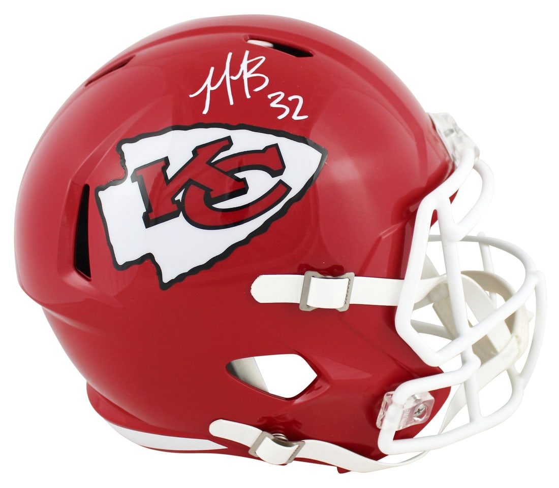Nick Bolton Signed Full Size Speed Rep Helmet Kansas City Chiefs BAS Witnessed: Nick Bolton Signed Full Size Speed Rep Helmet Kansas City Chiefs BAS Witnessed This authentic full-size Speed Replica helmet has been personally signed by Nick Bolton of the Kansas City Chiefs. The it