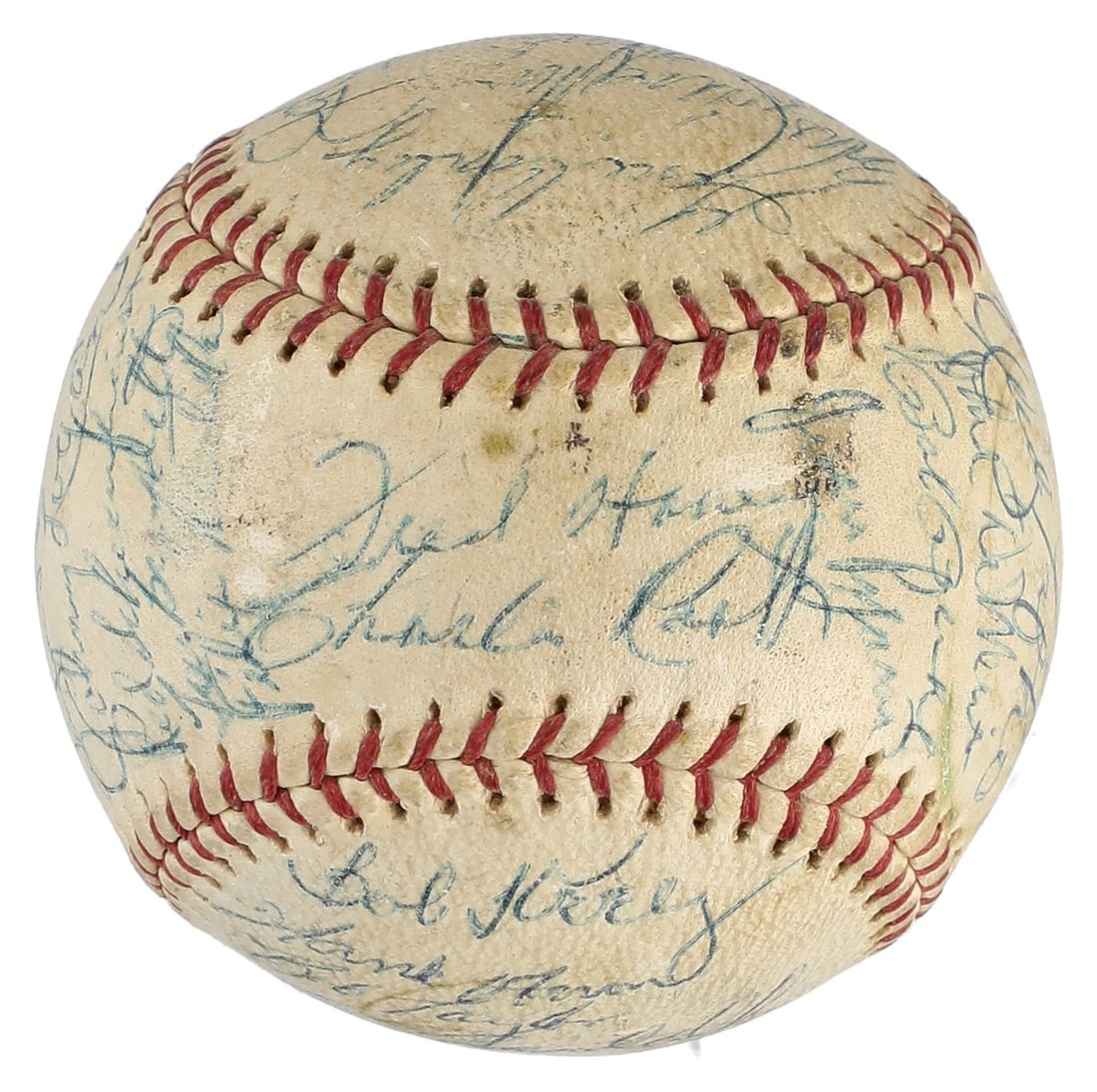 1957 Milwaukee Braves Signed Baseball with JSA Authentication: 1957 Milwaukee Braves Signed Baseball with JSA Authentication Celebrate the historic 1957 Milwaukee Braves World Series Championship with this team-signed baseball, featuring the autographs of 33 memb