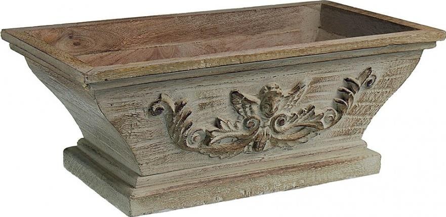 Provence Home Handcrafted Distressed Wood Planter Rustic Decor: Provence Home Handcrafted Distressed Wood Planter Rustic Decor This handcrafted distressed wood planter is a unique addition to your decor, perfect for enhancing your indoor or outdoor spaces. With it