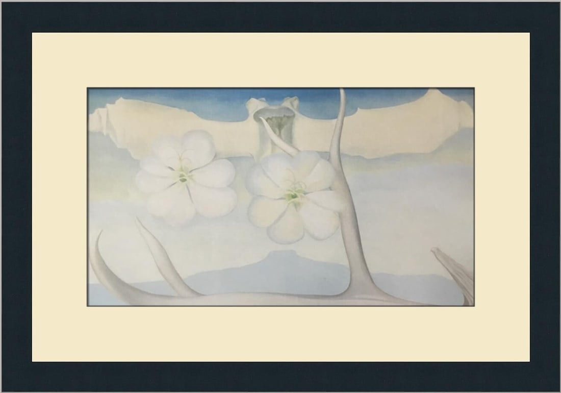 Georgia O'Keeffe Spring Custom Framed Print 14 x 20 Modernism Art: Georgia O'Keeffe Spring Custom Framed Print 14 x 20 Modernism Art This custom framed print titled 'Spring' by renowned artist Georgia O'Keeffe showcases modernism with naturalist abstraction. Measurin