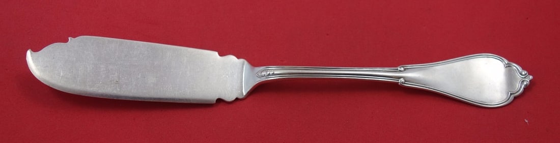 Vanderslice Gothic Eureka Sterling Silver Master Butter Knife 8 1/4": Vanderslice Gothic Eureka Sterling Silver Master Butter Knife 8 1/4" Presenting a stunning piece from the Gothic aka Eureka pattern by Vanderslice, this master butter knife showcases exquisite craftsm