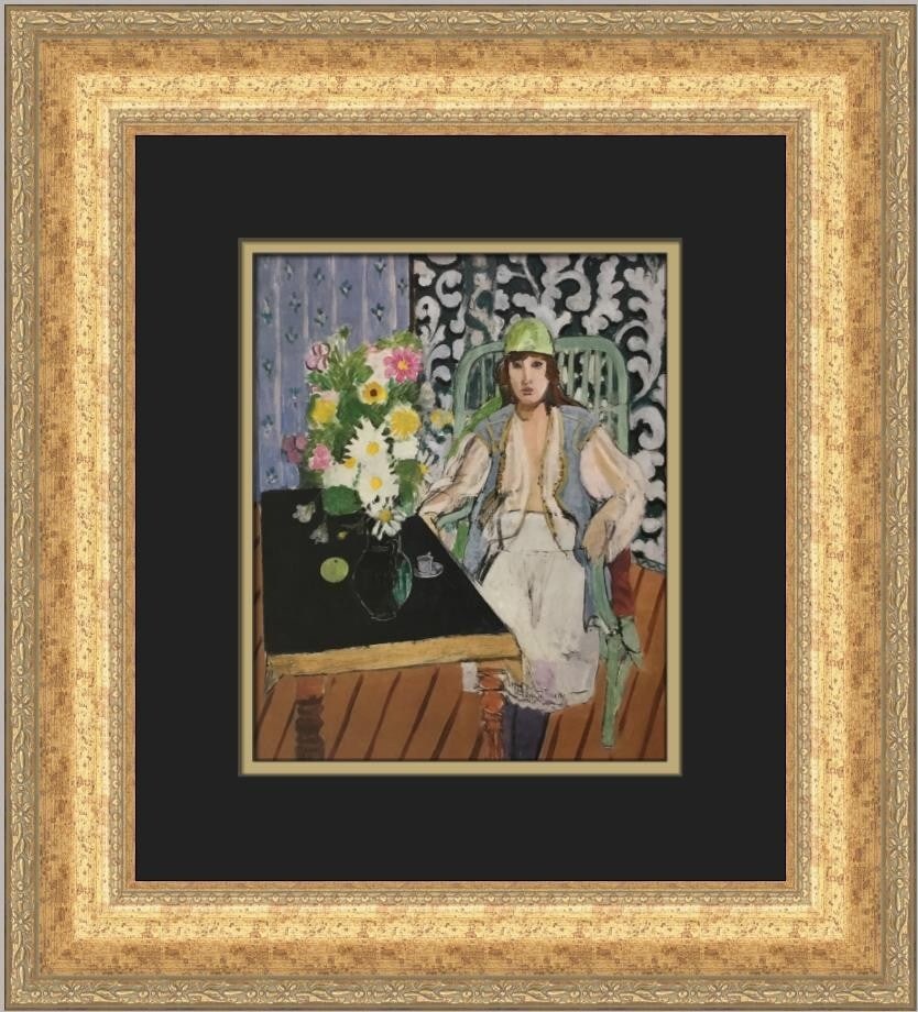 Henry Matisse The Black Table Custom Framed Art Print 17x16: Henry Matisse The Black Table Custom Framed Art Print 17x16 This stunning custom framed print captures Henri Matisse's iconic artwork, "The Black Table," showcasing a beautiful blend of expressionism