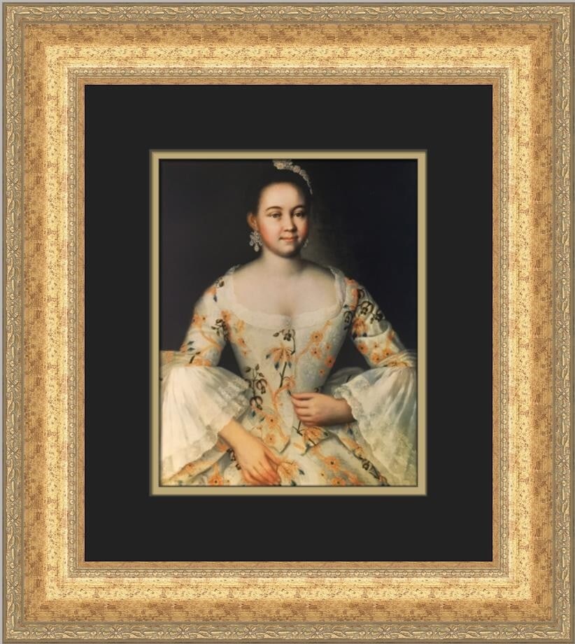 Ivan Vishniakov Portrait of Stepanida Yakovleva Framed Print 2004: Ivan Vishniakov Portrait of Stepanida Yakovleva Framed Print 2004 This exquisite custom framed print features the captivating artwork "Portrait of Stepanida Yakovleva" by artist Ivan Vishniakov. Measu