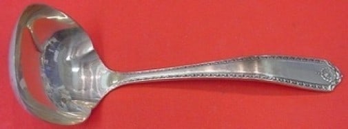 Westmorland Lady Hilton Sterling Silver Gravy Ladle 6.5 Inch: Westmorland Lady Hilton Sterling Silver Gravy Ladle 6.5 Inch This exquisite gravy ladle is crafted from sterling silver and features the elegant Lady Hilton pattern by Westmorland. Measuring 6 1/2 inc