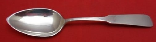 Old Newbury Crafters Panel Antique Sterling Silver Soup Spoon 7.5": Old Newbury Crafters Panel Antique Sterling Silver Soup Spoon 7.5" This exquisite Panel Antique Soup Spoon from Old Newbury Crafters is crafted from high-quality sterling silver, making it a timeless