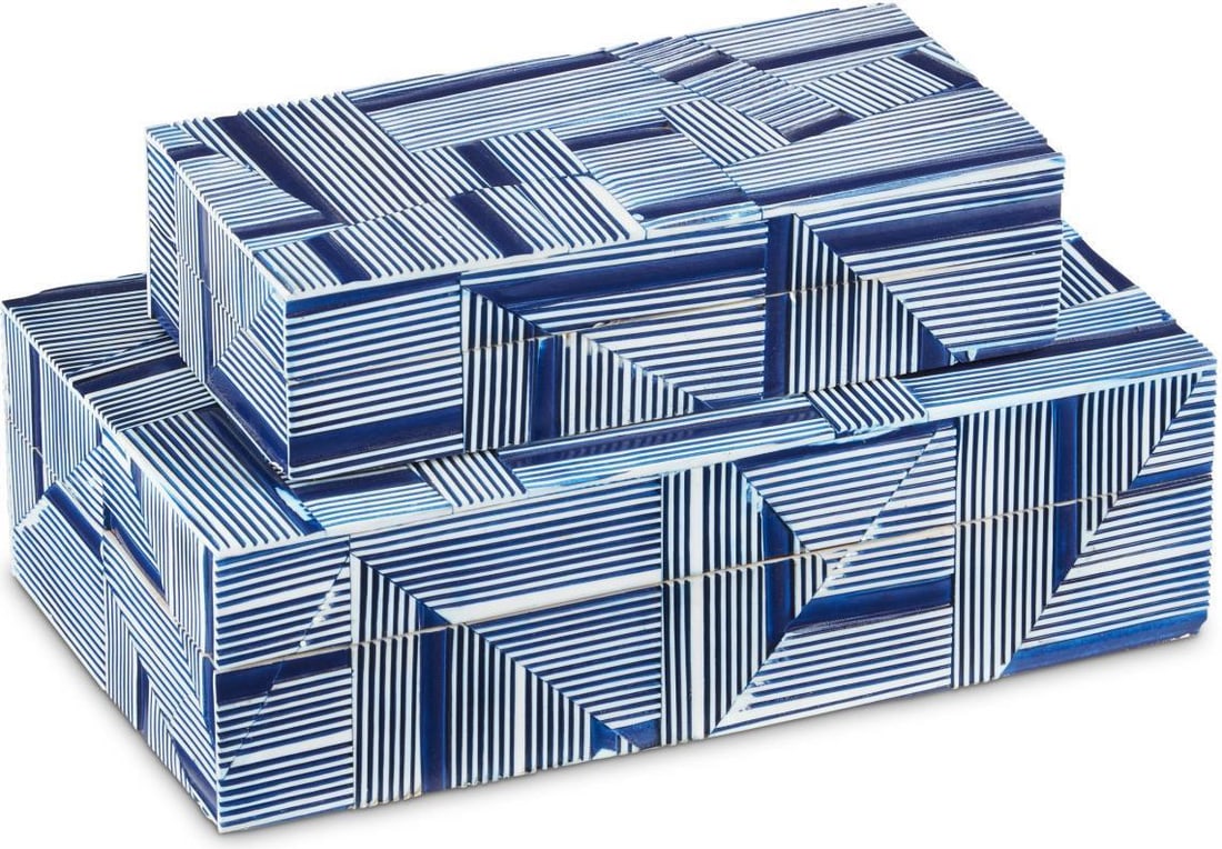 Currey Cade Blue Green Box Set Chinoiserie Home Decor: Currey Cade Blue Green Box Set Chinoiserie Home Decor Enhance your home decor with the Elegant Cade Blue Box Set, featuring a stylish Chinoiserie design. This set includes two beautifully crafted boxe