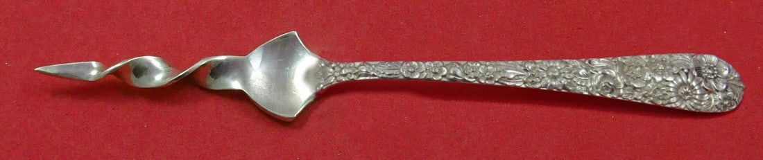 Alvin Bridal Bouquet Sterling Silver Twisted Butter Pick 5 3/4 Inch: Alvin Bridal Bouquet Sterling Silver Twisted Butter Pick 5 3/4 Inch This exquisite butter pick is crafted from high-quality sterling silver and features the elegant Bridal Bouquet pattern by Alvin. Me