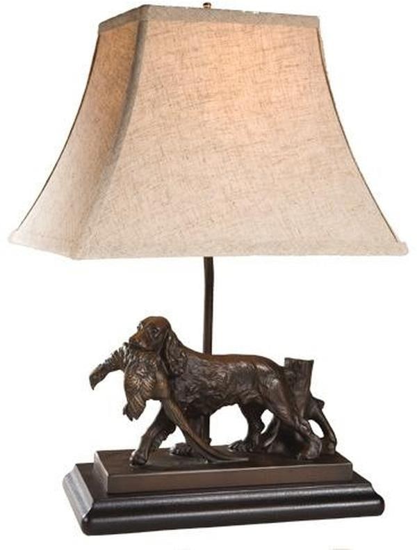 Handcrafted Brittany Dog Sculpture Table Lamp Lodge Style: Handcrafted Brittany Dog Sculpture Table Lamp Lodge Style Illuminate your space with this handcrafted Brittany Dog lamp, a unique sculpture that beautifully combines functionality and artistry. This t