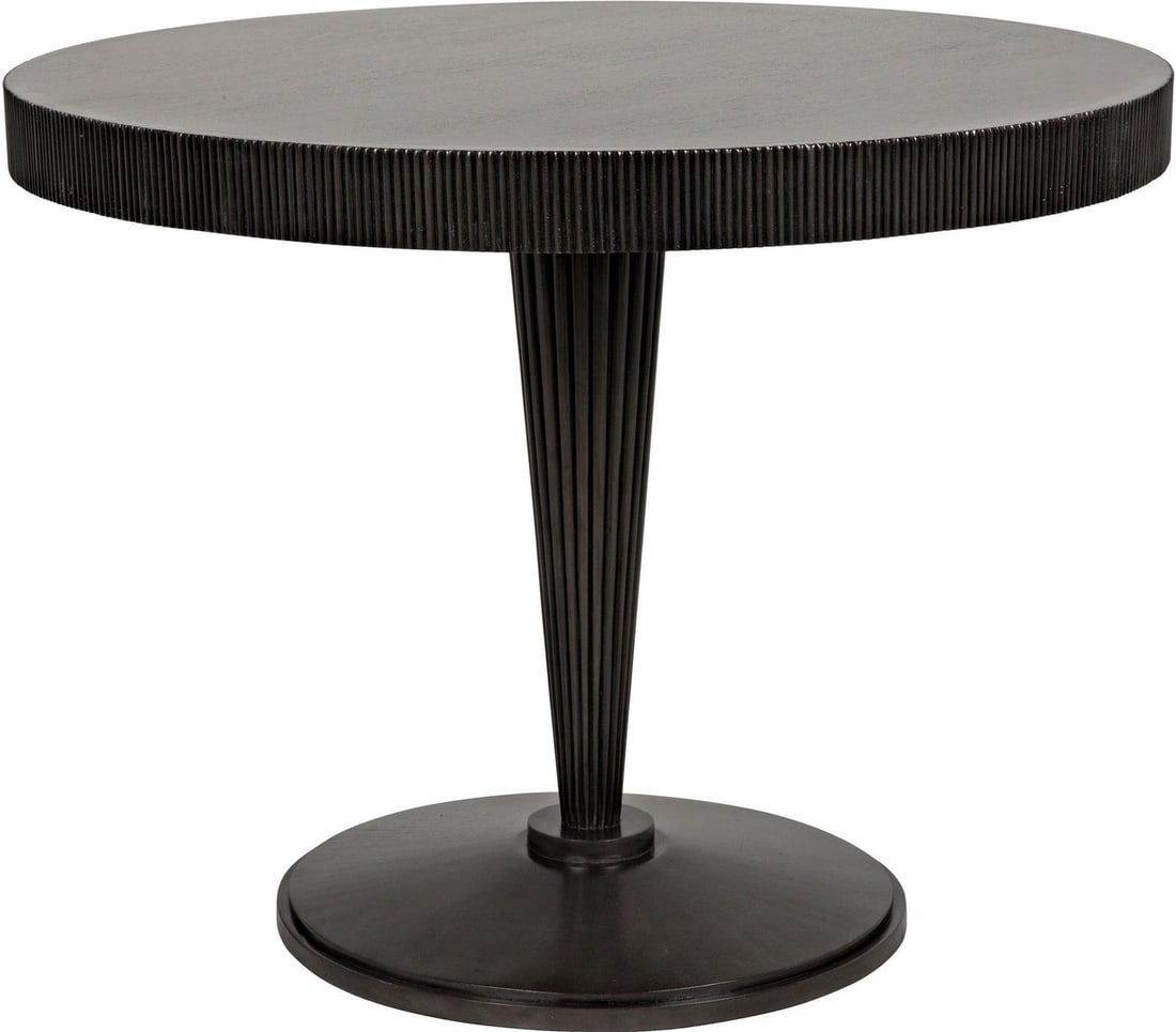 Granada Collection Mahogany Spanish Revival Style Dining Table by Noir: Granada Collection Mahogany Spanish Revival Style Dining Table by Noir This traditional dining table from the Granada Collection features a Spanish Revival style, crafted from mahogany with a pale fin