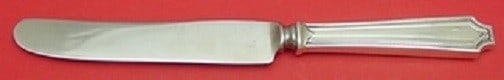Whiting King Albert Sterling Silver Knife 8 5/8" Old French: Whiting King Albert Sterling Silver Knife 8 5/8" Old French This exquisite knife is part of the King Albert pattern by Whiting, crafted from high-quality sterling silver. Featuring a hollow handle and