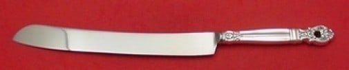 Towle Sterling Silver Monte Cristo Wedding Cake Knife 12.5": Towle Sterling Silver Monte Cristo Wedding Cake Knife 12.5" Introducing the Monte Cristo Wedding Cake Knife, crafted by Towle. This exquisite piece features a custom-made hollow handle made from fine