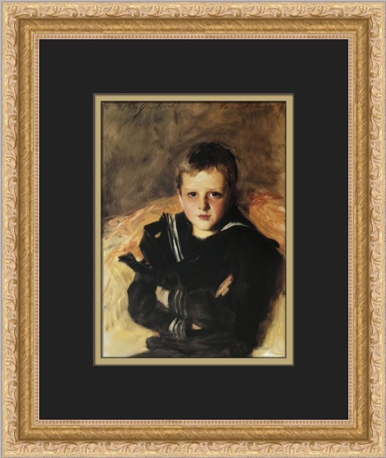 John Singer Sargent Caspar Custom Framed Print 15x12 Expressionism: John Singer Sargent Caspar Custom Framed Print 15x12 Expressionism This exquisite print titled 'Caspar' by renowned artist John Singer Sargent captures the essence of Expressionism, Impressionism, and